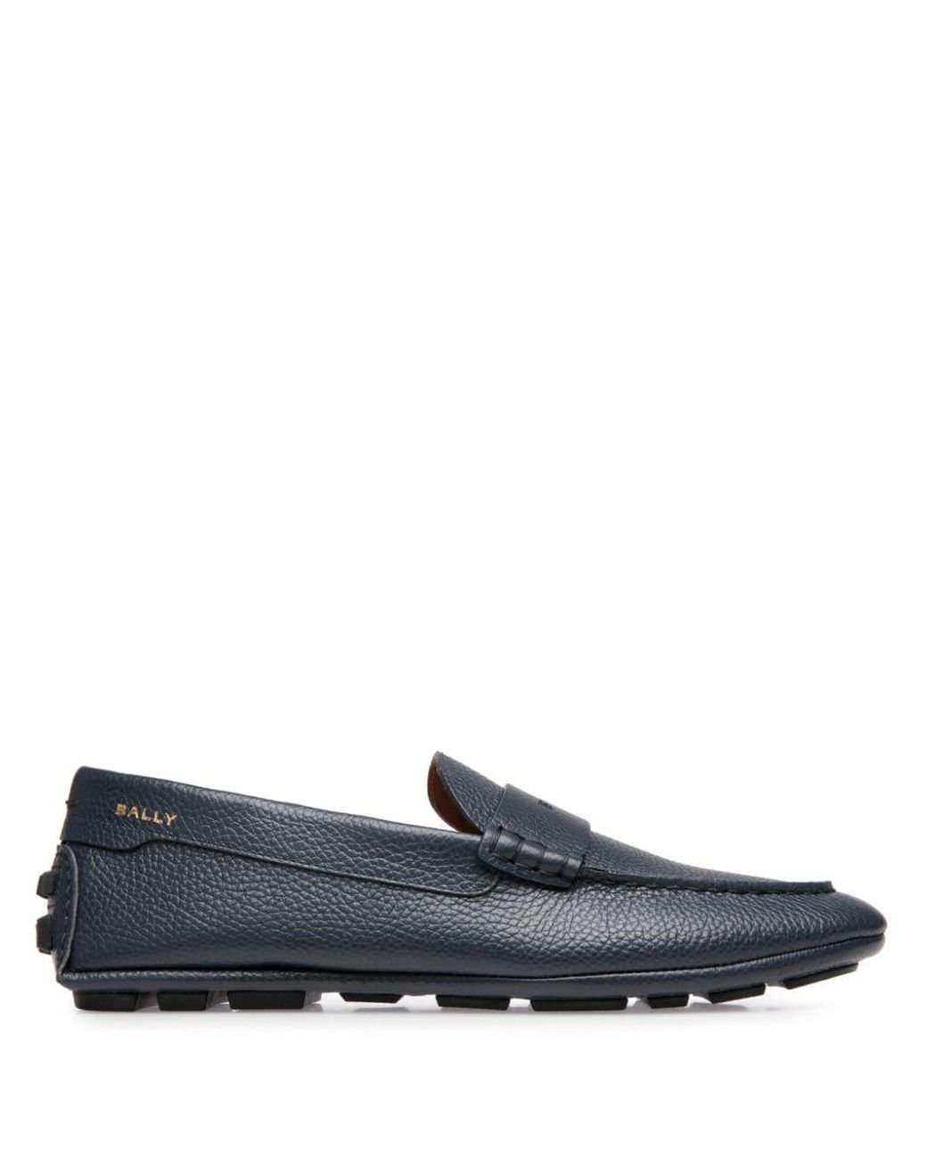 Black bally shoes online