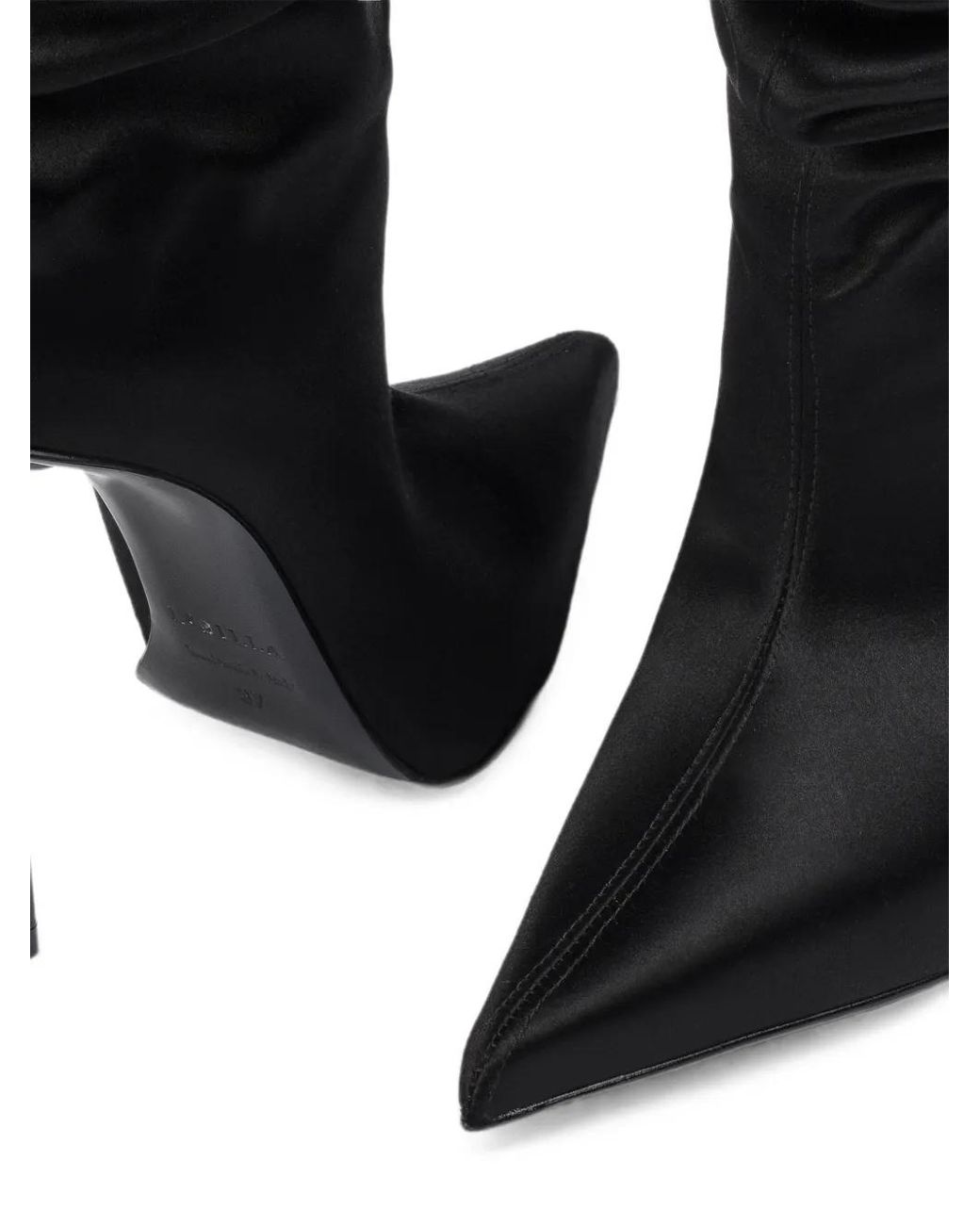 Le Silla Black Amelia Pointed-Toe Boots