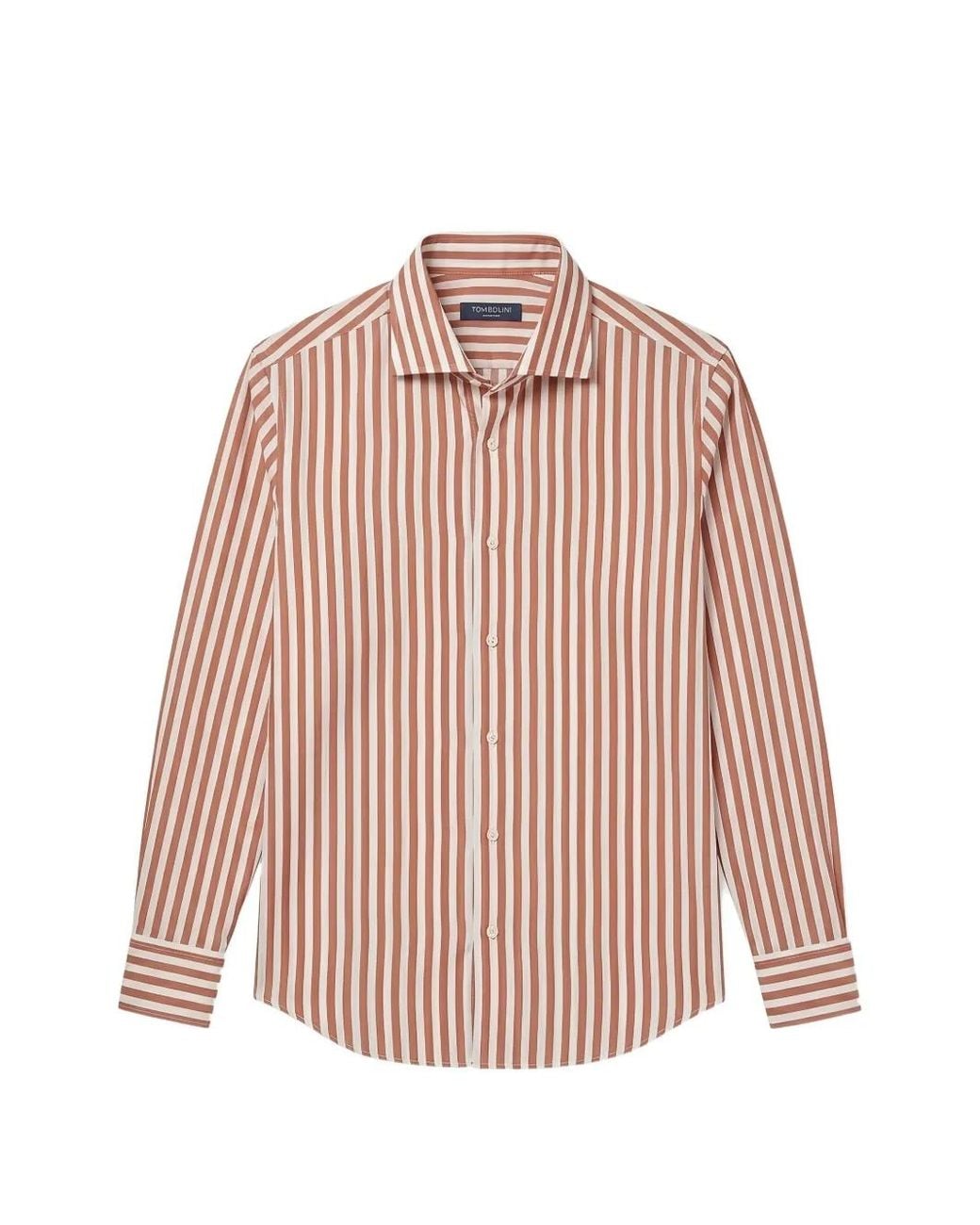 Camicia A Righe di Tombolini in Pink da Uomo