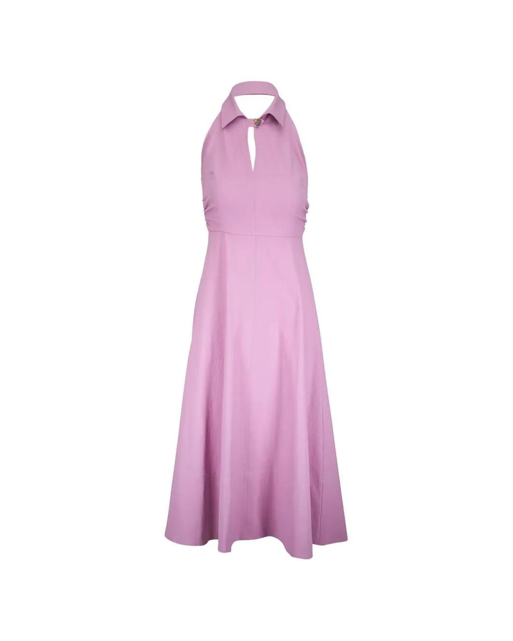 Veronica Beard Purple Robe Mackey À Coupe Mi-Longue