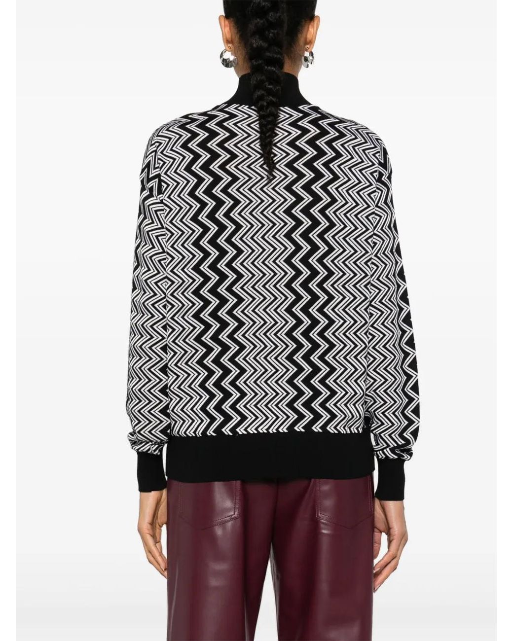 Missoni Gray Zigzag Sweater