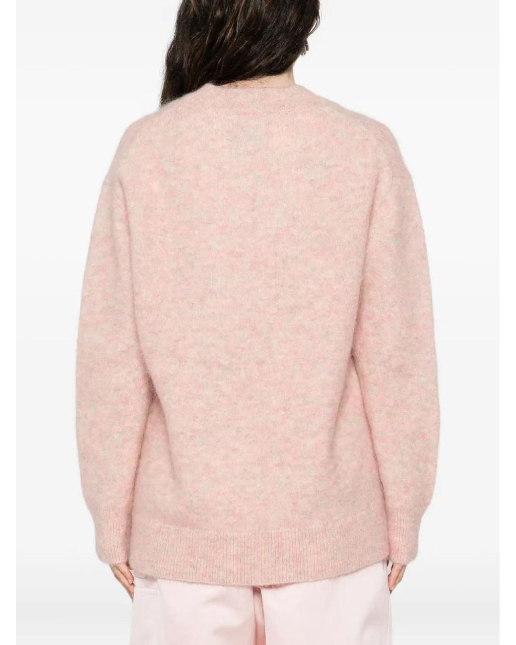 Bellerose Pink V-Neck Sweater