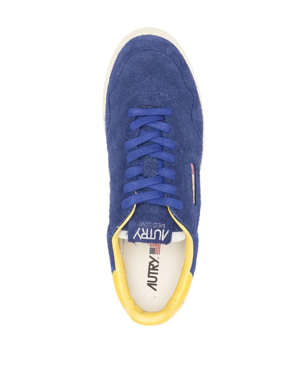 Autry Blue Medalist Flat Sneakers for men
