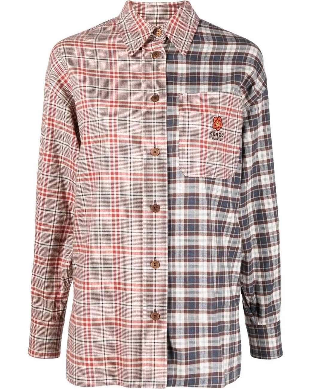 KENZO Overhemd Met Print in het Pink voor heren