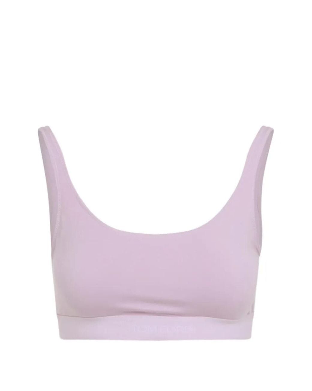 Tom Ford Purple Ribbed Bra