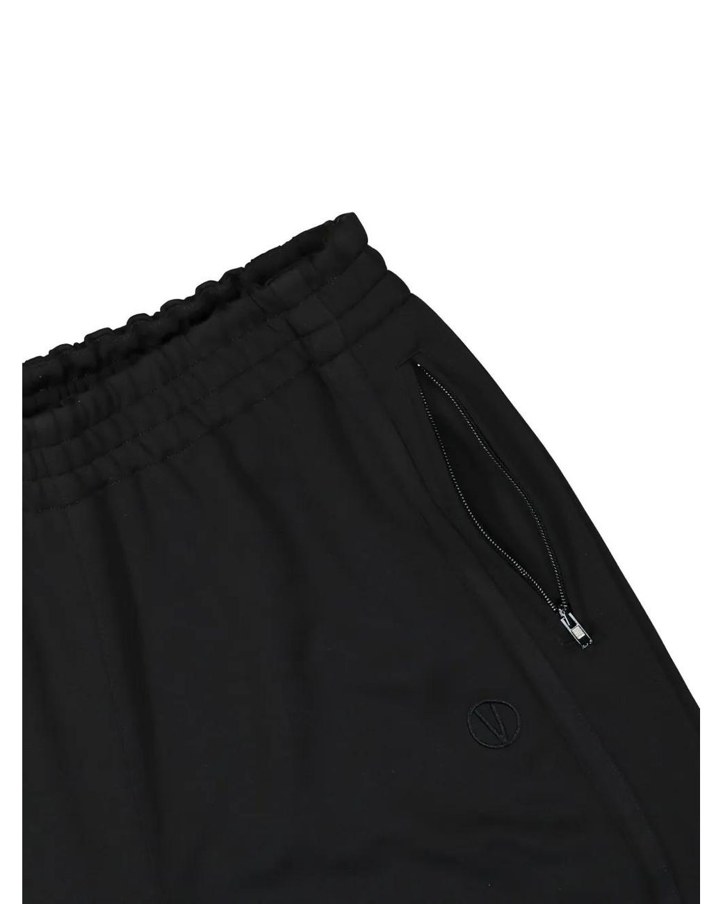 Vetements Black Wide-Leg Track Pants