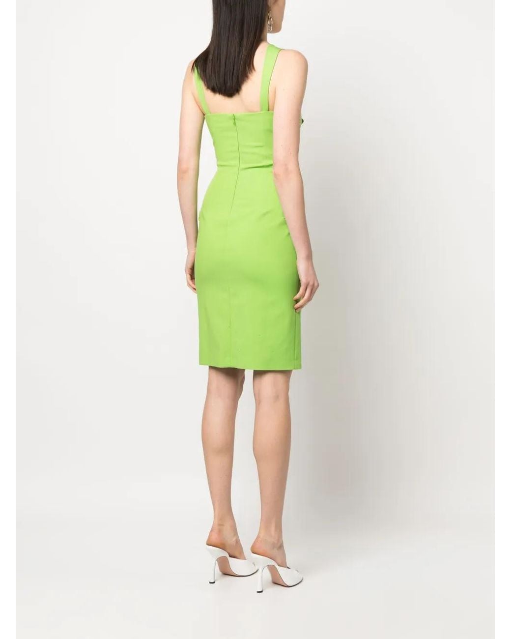 Genny Green Cut-Out Sheath Dress