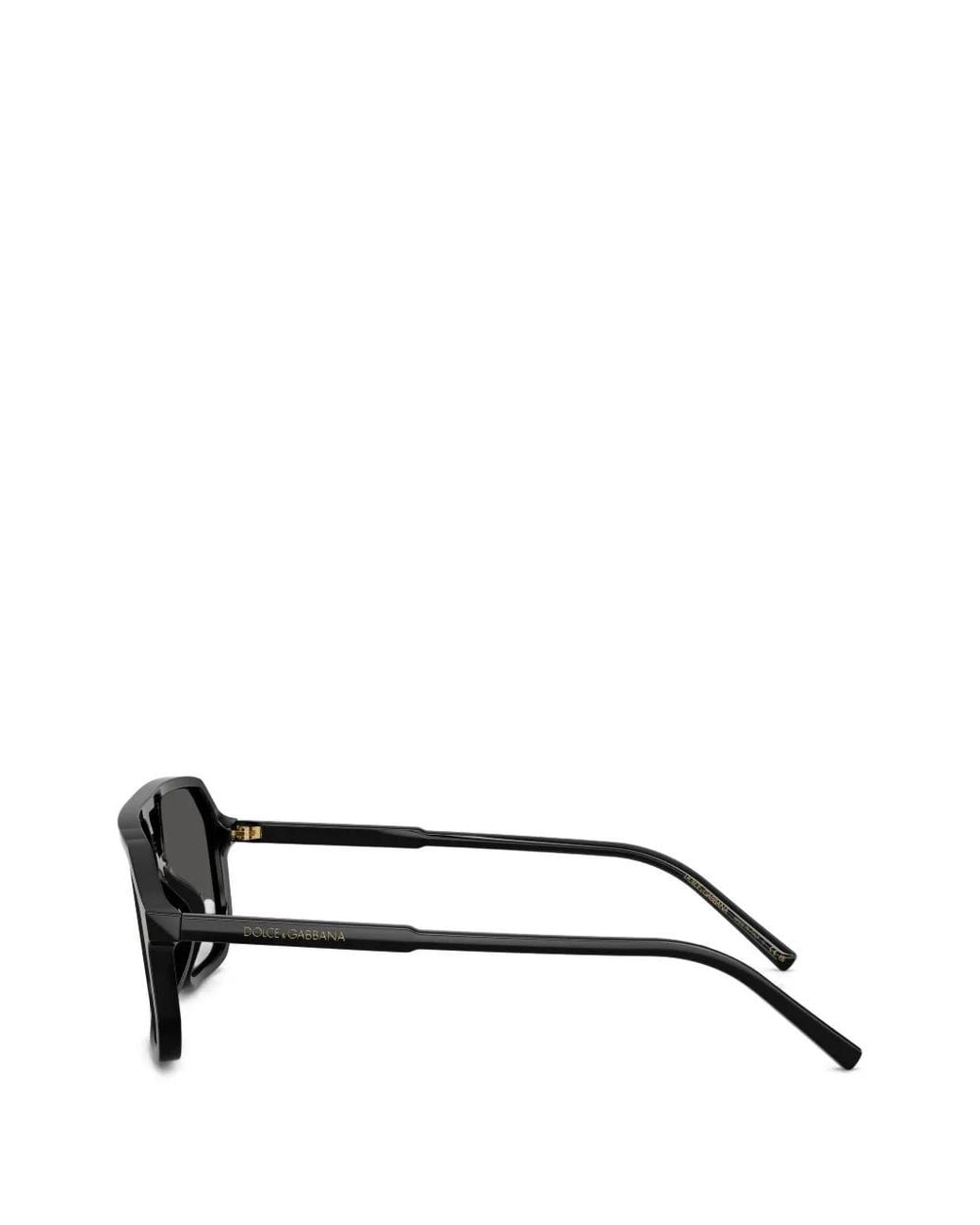 Dolce & Gabbana Black Lunettes De Soleil À Monture Pilote