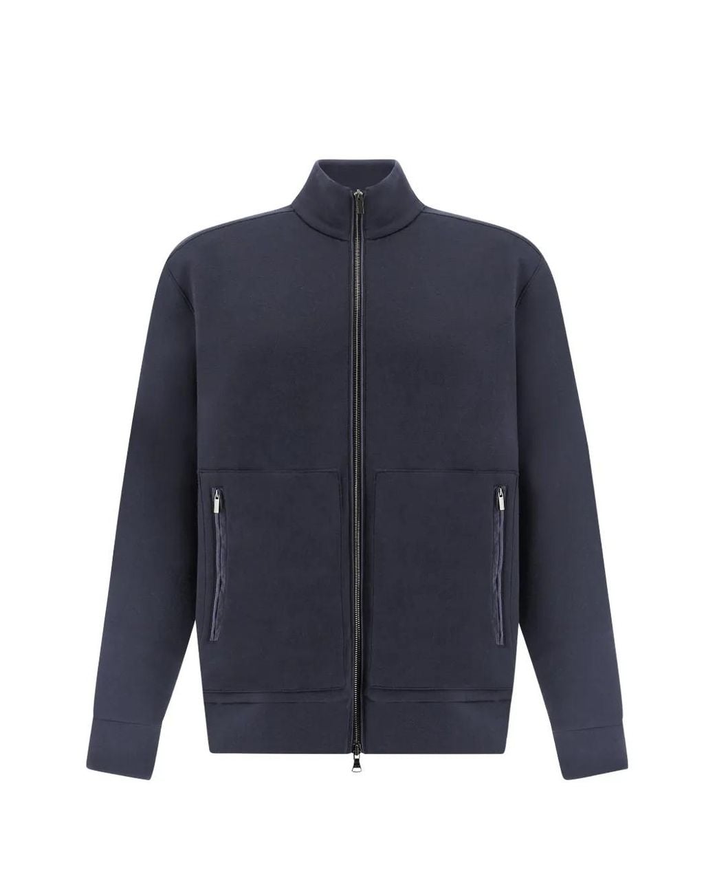 Paul & Shark Blue Zip-Up Sweatshirt for men