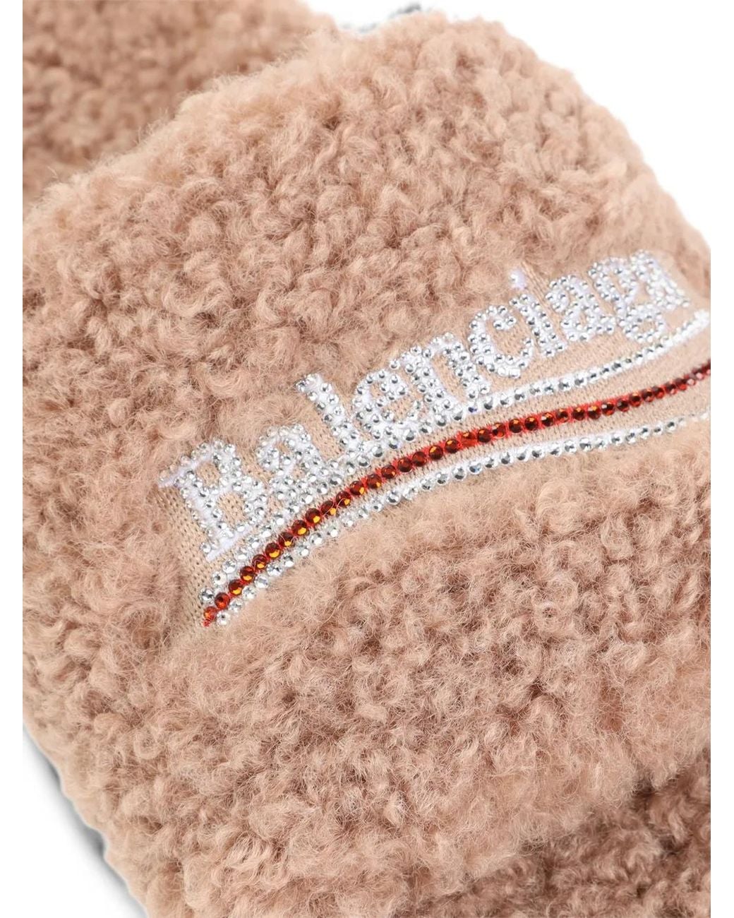 Balenciaga Pink Furry Open Mule