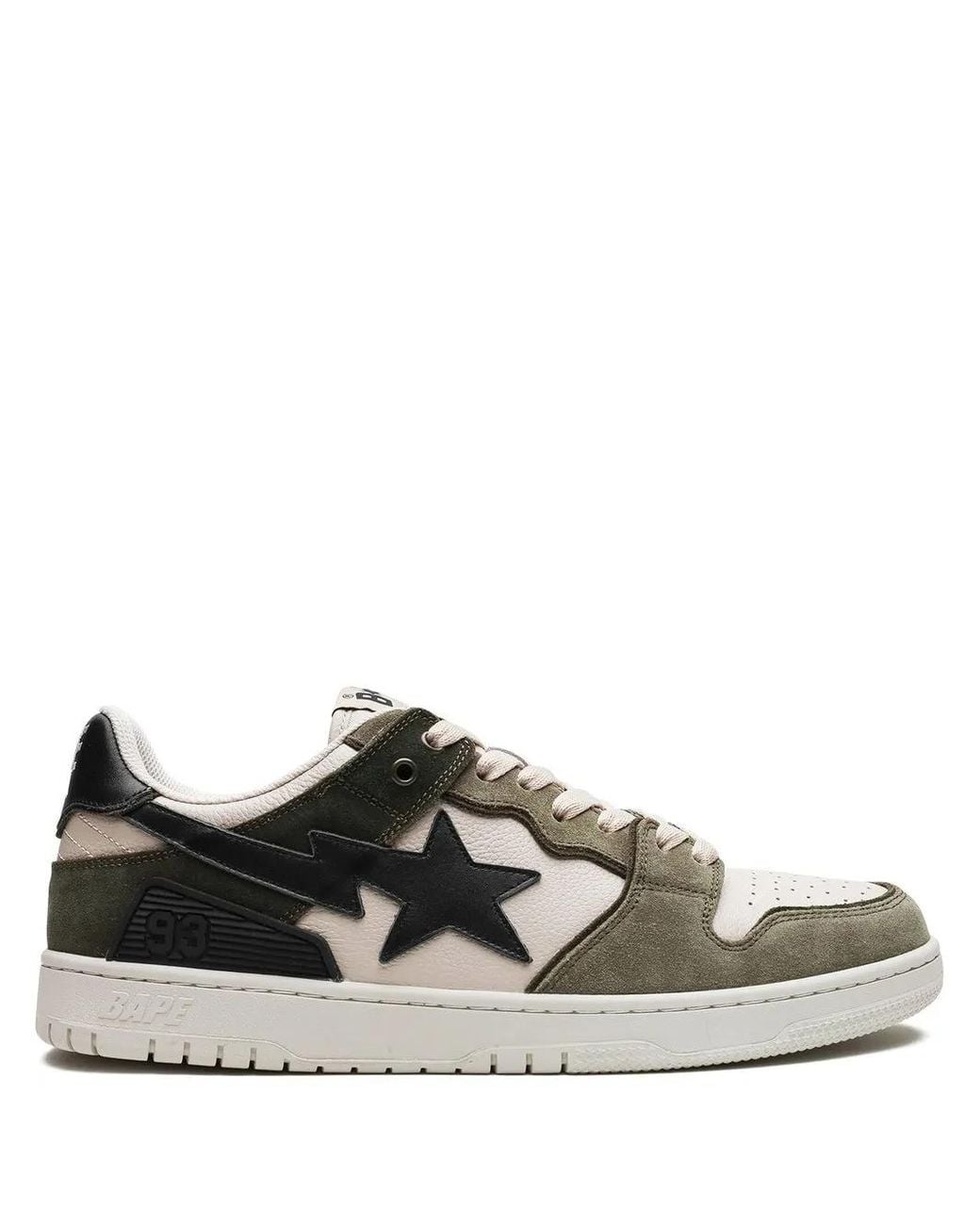 A Bathing Ape Black Sk8 Sta #4 M1 Darb" Sneakers