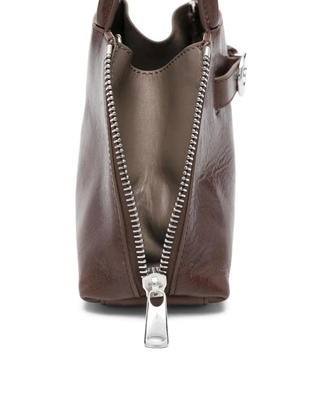 Coperni Brown Mini Data Tote Bag