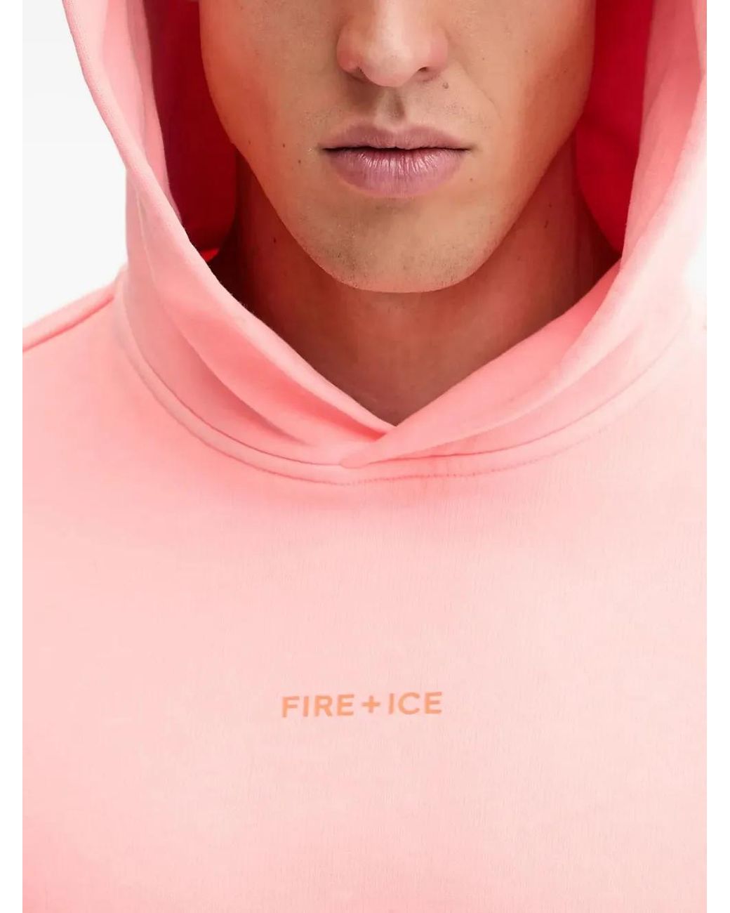 Bogner Fire + Ice Pink Ilay Logo Hoodie for men