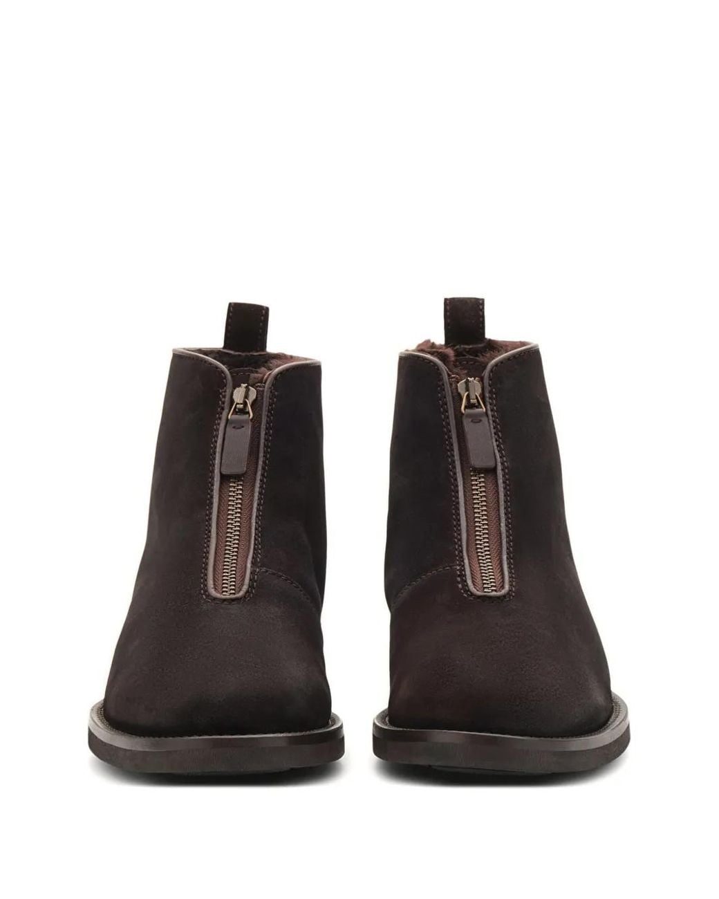 Lottusse Black Zip-Up Leather Boots for men