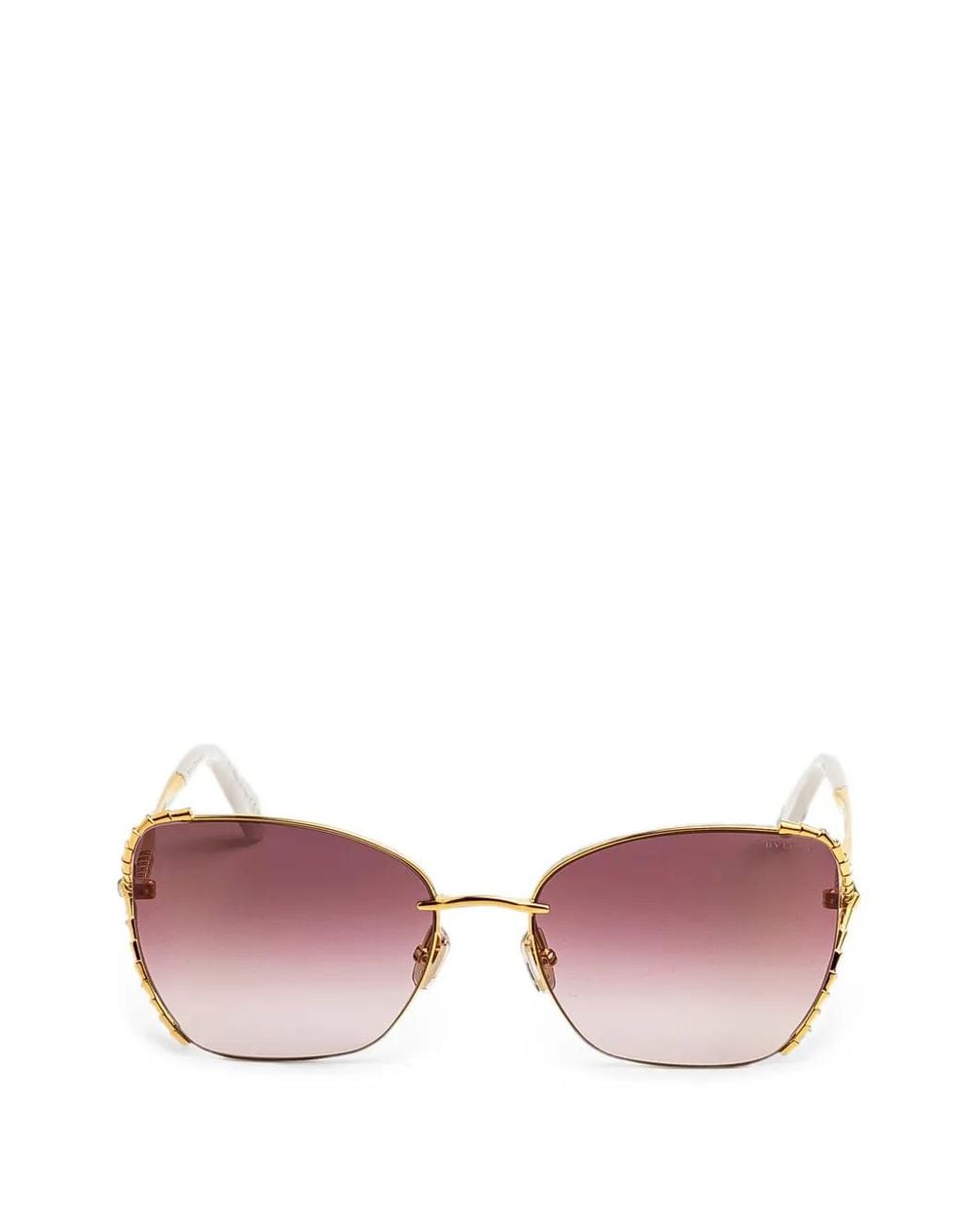 BVLGARI Pink Lunettes De Soleil Serpenti Viper À Monture Papillon