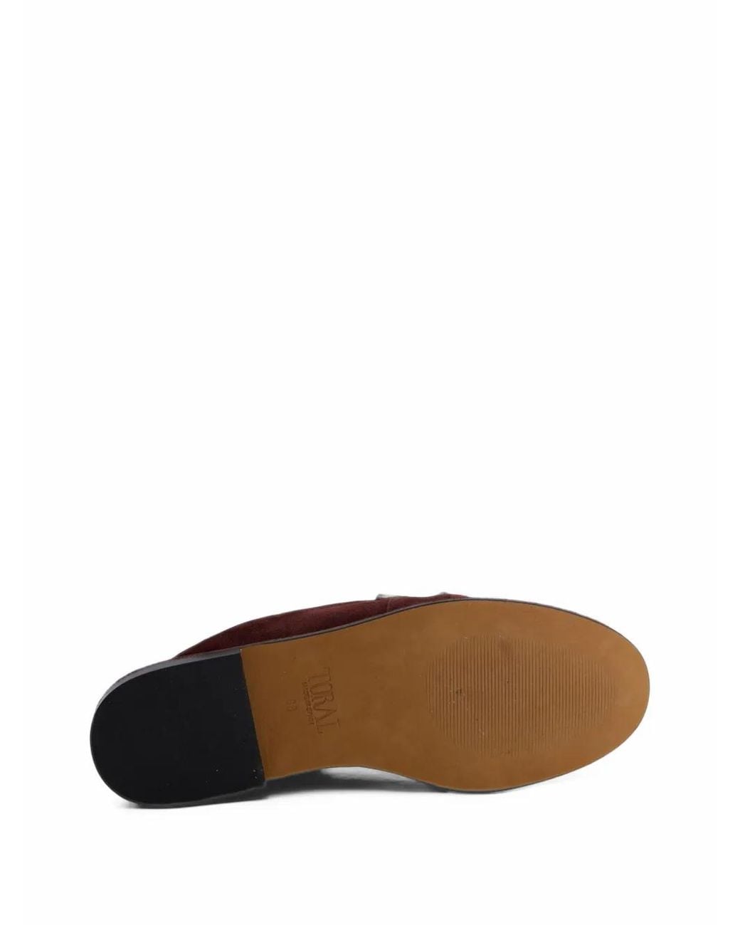 Toral Shoes Brown Khalo Suede Flat Mules