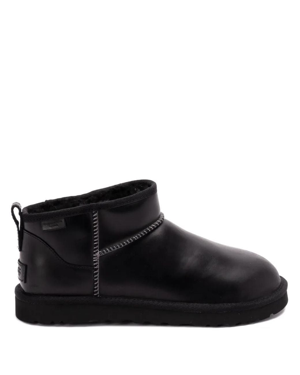 Ugg Black M Classic Ultra Mini Lthr Regen for men