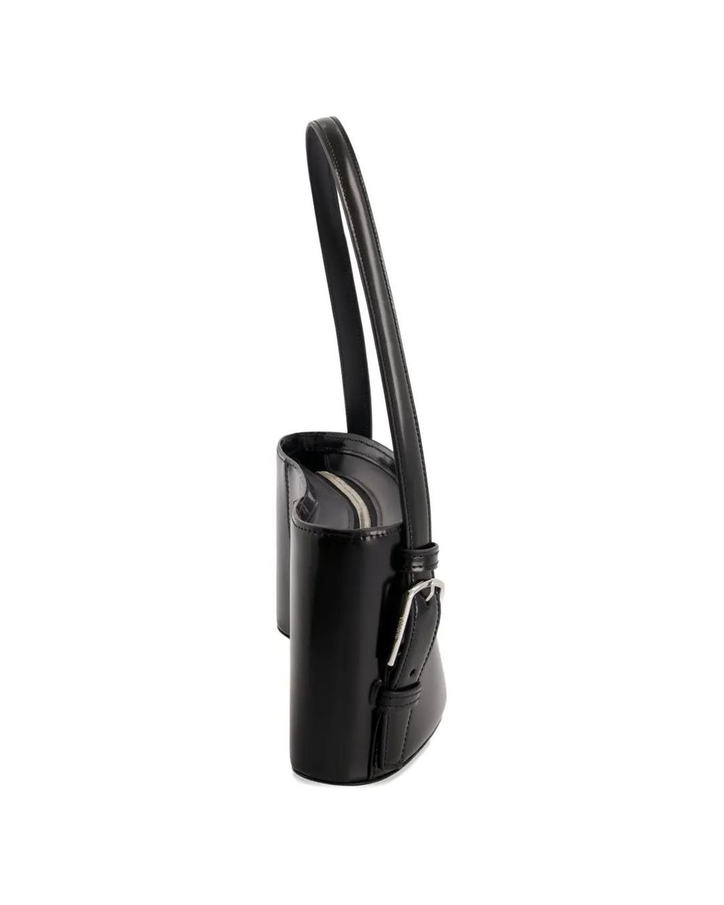 Coperni Black Ergonomic Leather Shoulder Bag