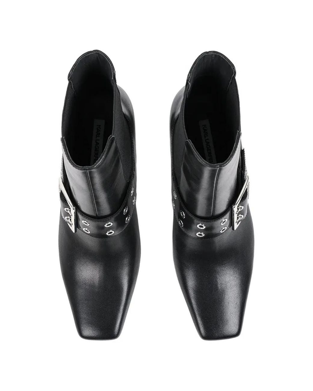 Karl Lagerfeld Black Kati Ankle Boots
