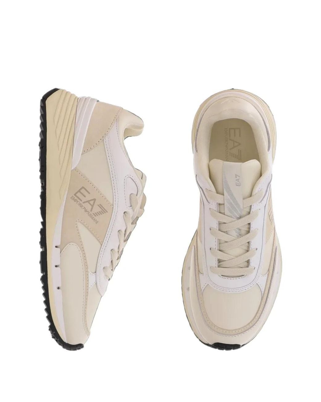 Sneakers Otg Con Inserti E Logo di EA7 in White da Uomo