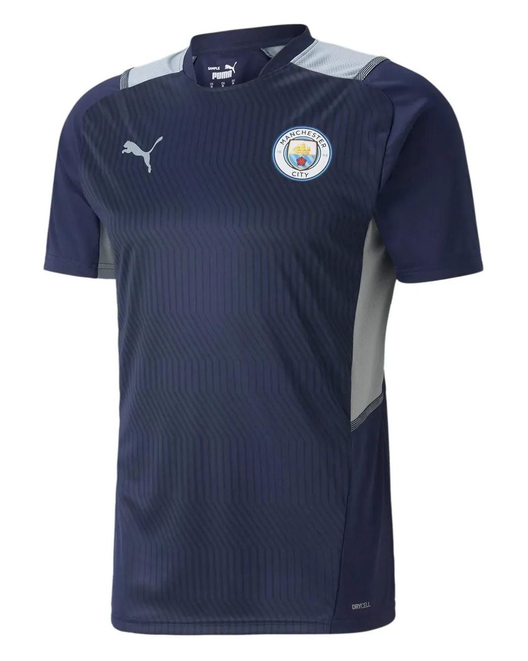 PUMA Blue Manchester City Crew-Neck T-Shirt for men