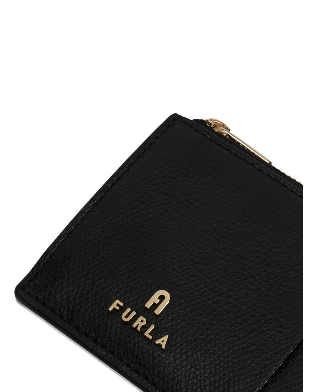 Furla Black M Camelia Card Holder