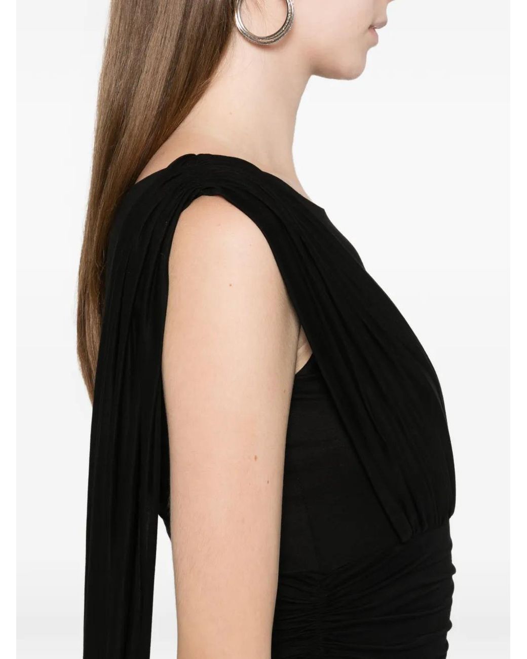 Axel 113 Black Isabell Ruched Dress