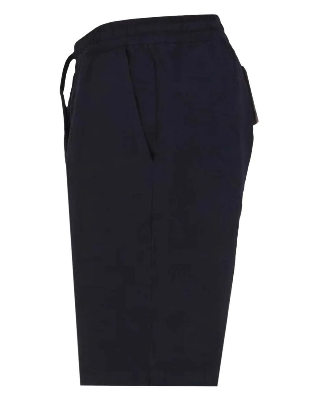 Universal Works Blue Drawstring Pocket Shorts for men