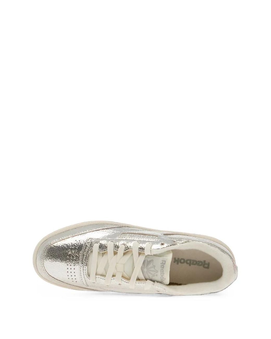 Reebok White Club C 85 Leather Sneakers