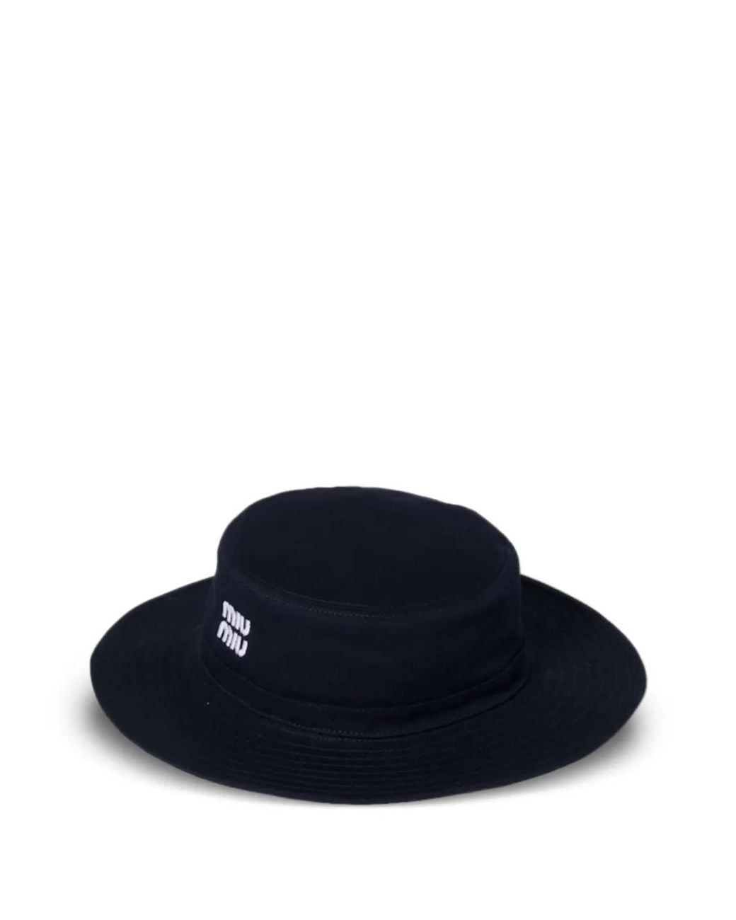 Miu Miu Blue Drill Hat