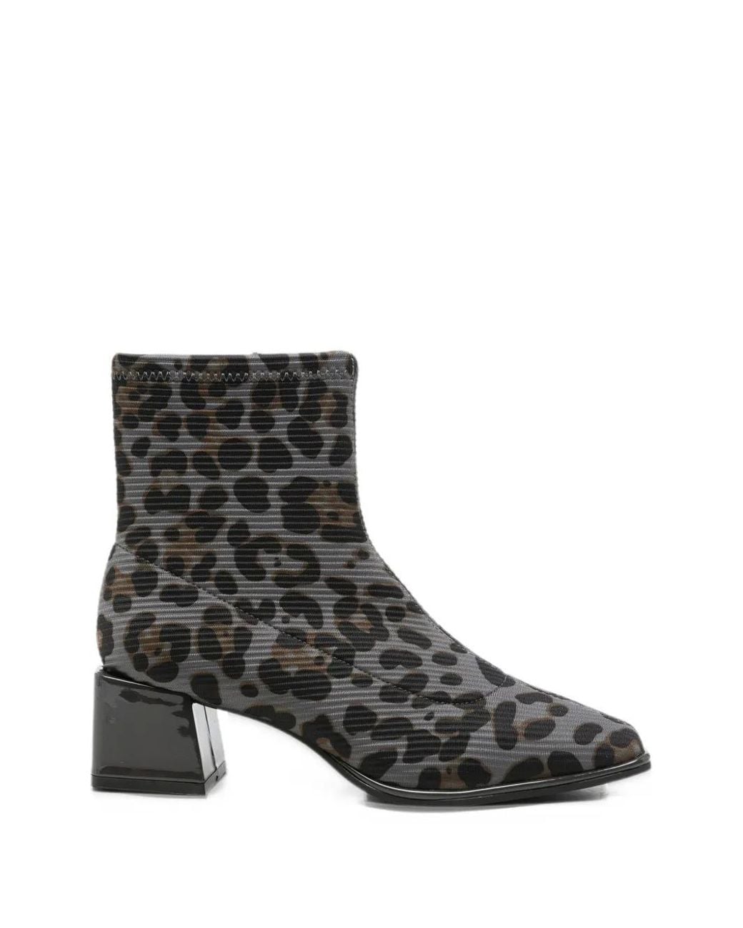 Bottines À Imprimé Léopard Gioseppo en coloris Black