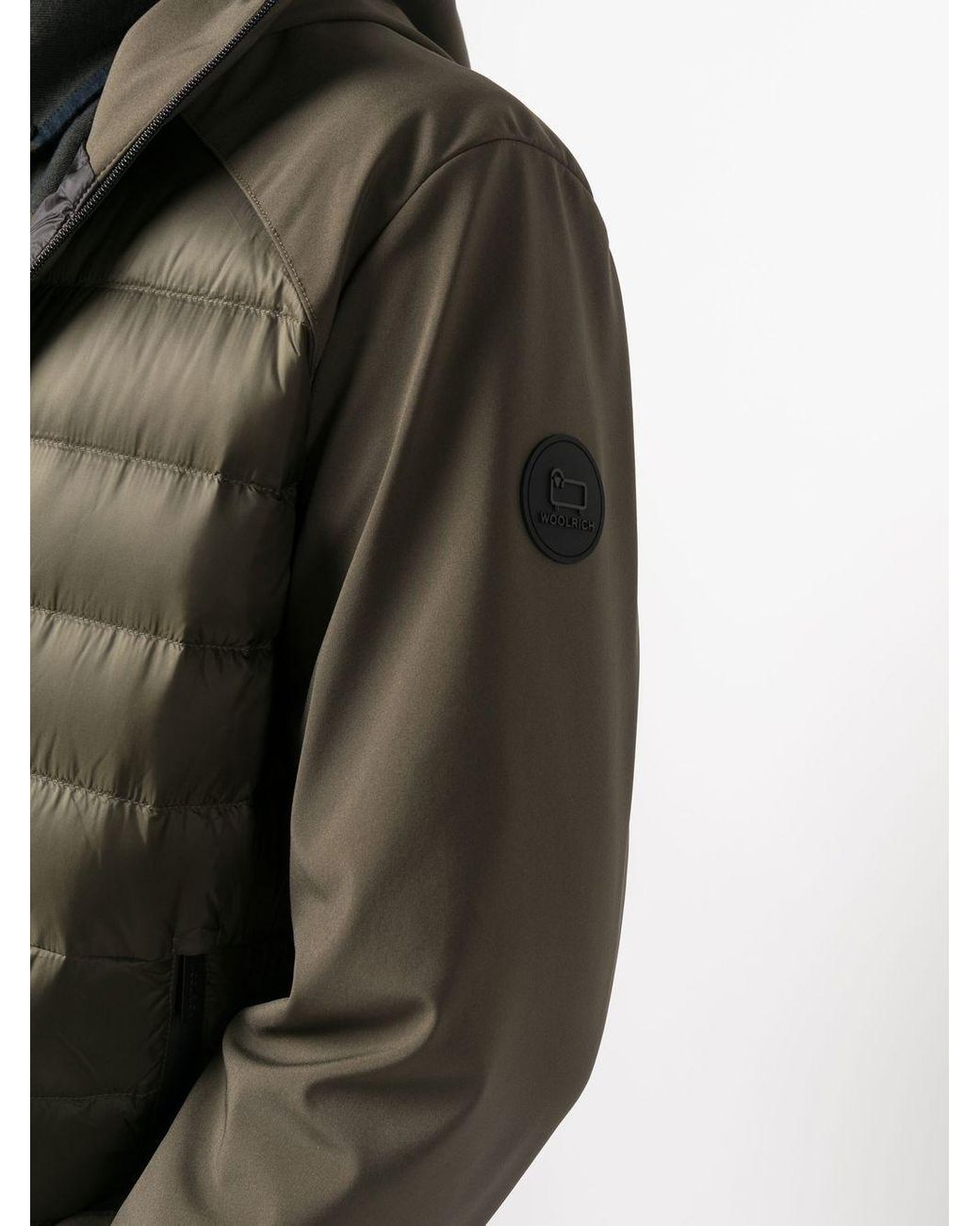 Woolrich Gefütterte Shell-Jacke mit Logo-Patch in Grün für Herren | Lyst AT