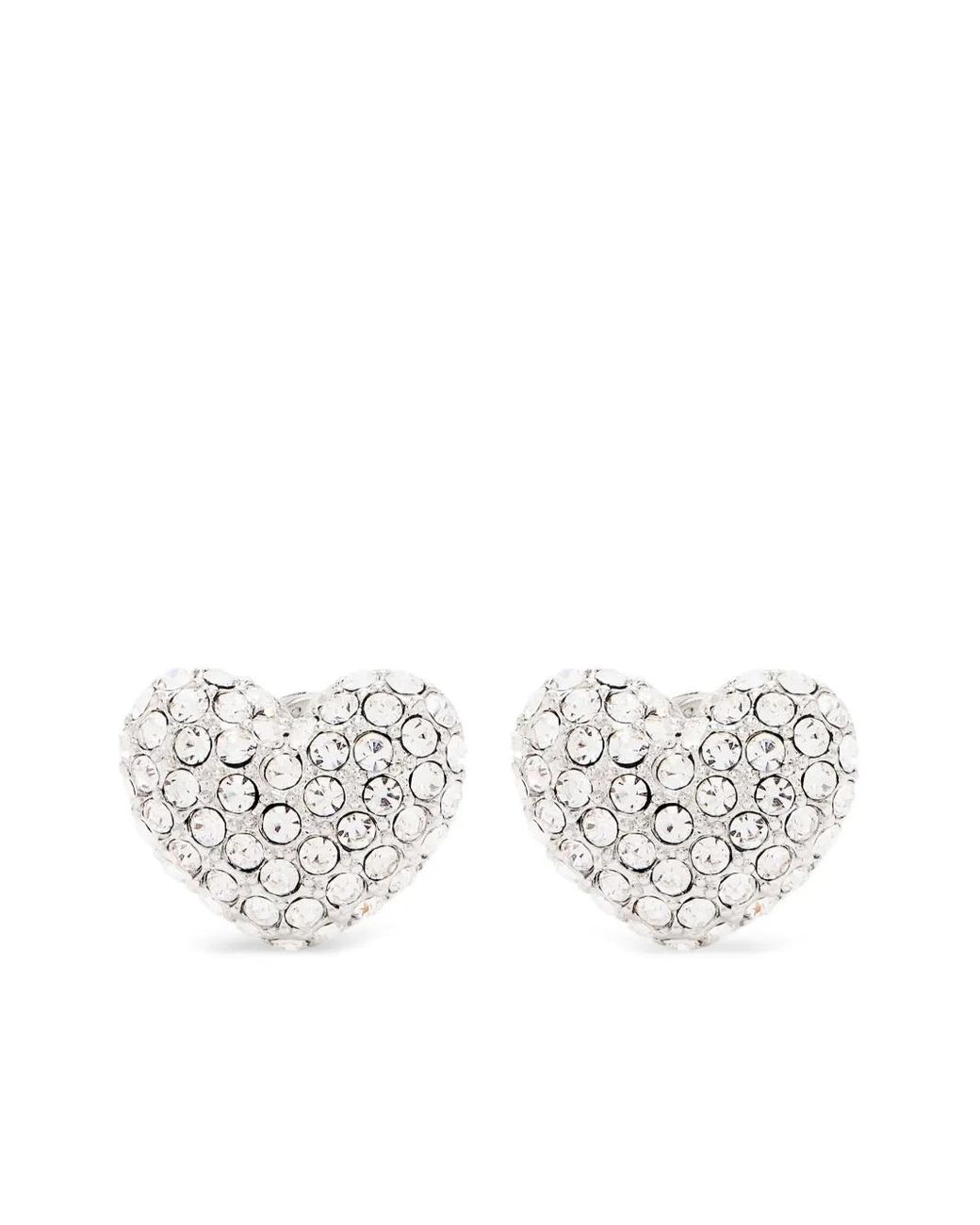 Orecchini A Bottone di Marc Jacobs in White