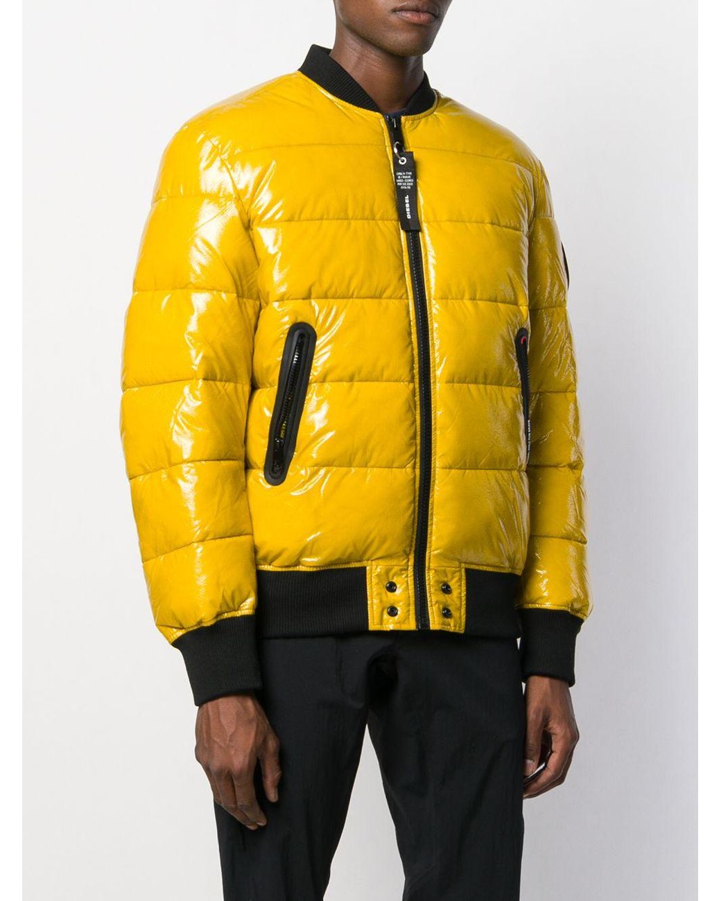 DIESEL W-on Padded Bomber Jacket in 