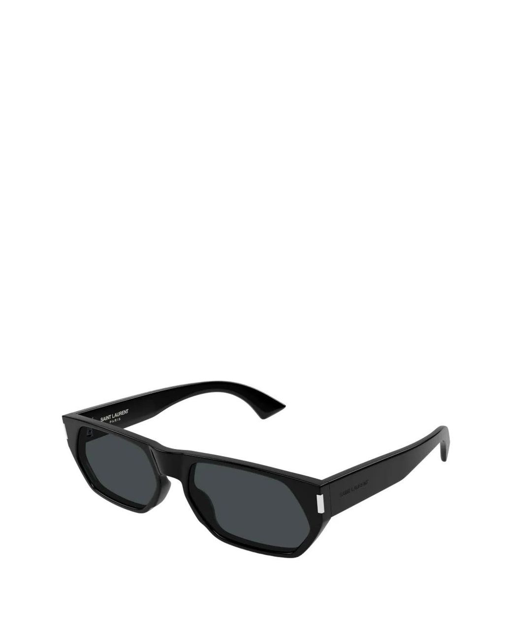 Saint Laurent Black Lunettes De Soleil À Monture Géométrique for men