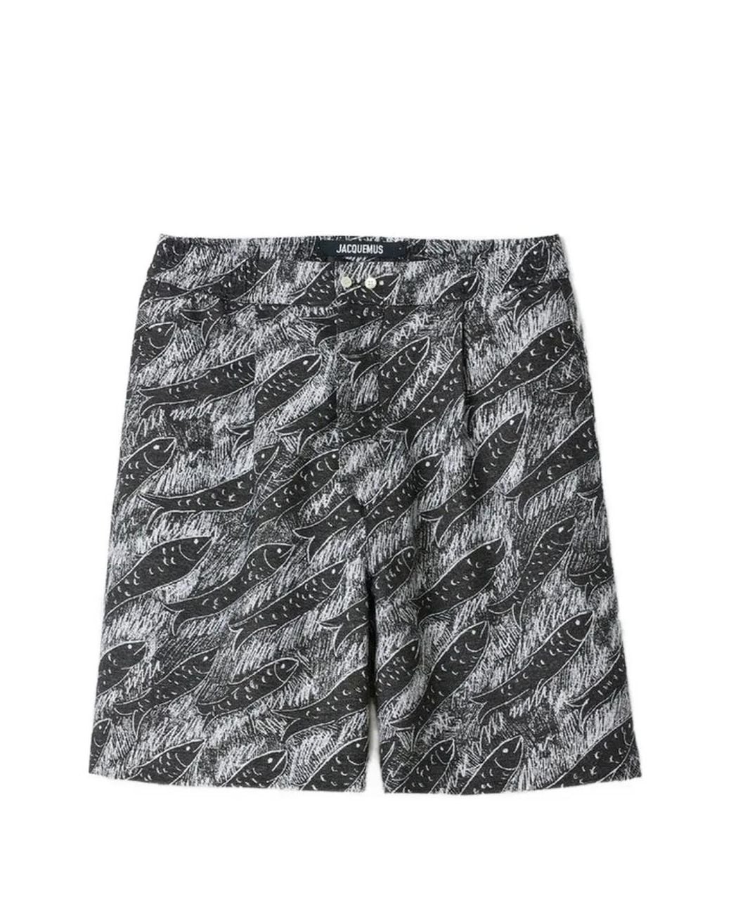 Jacquemus Gray Short The Pyjama À Taille Élastiquée for men