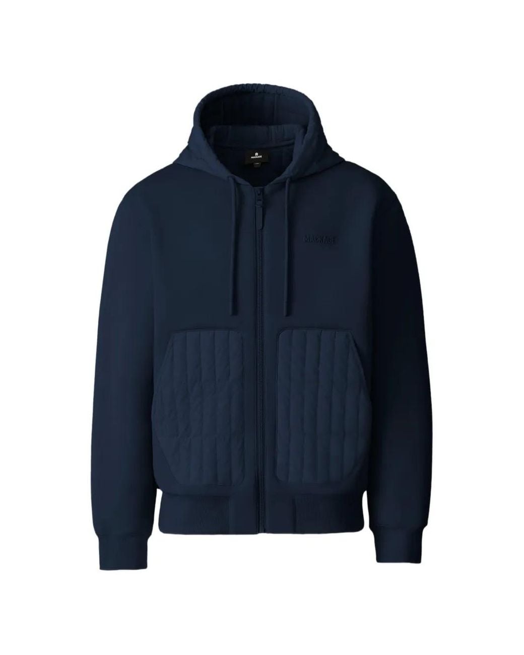 Mackage Blue Cruz Quilted Hoodie