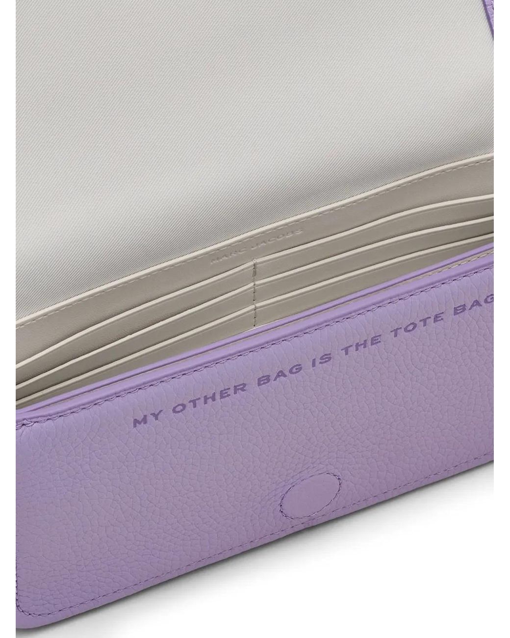 Marc Jacobs Purple The Leather Mini Crossbody Bag