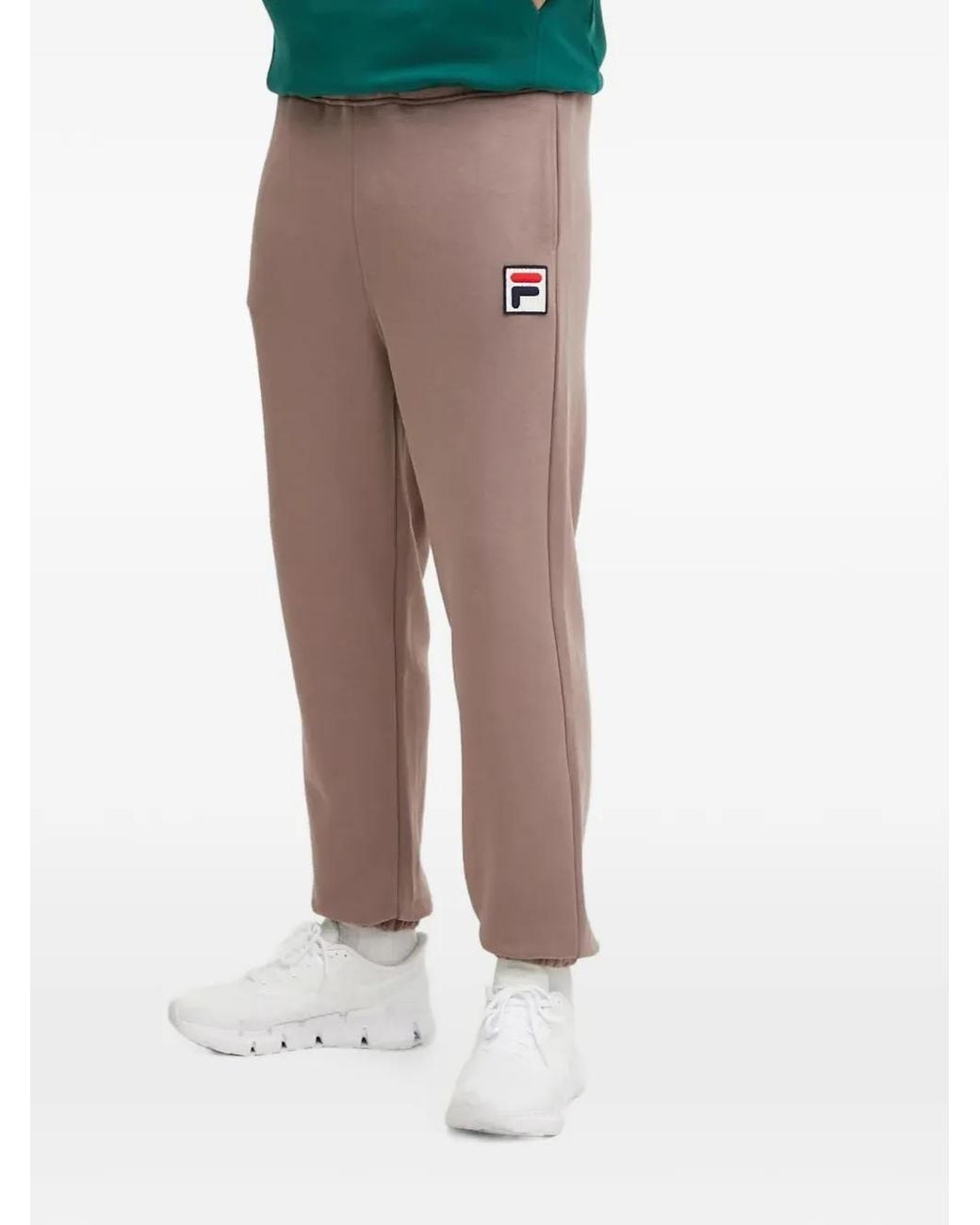 Fila Natural Baydon Logo-Patch Track Pants for men