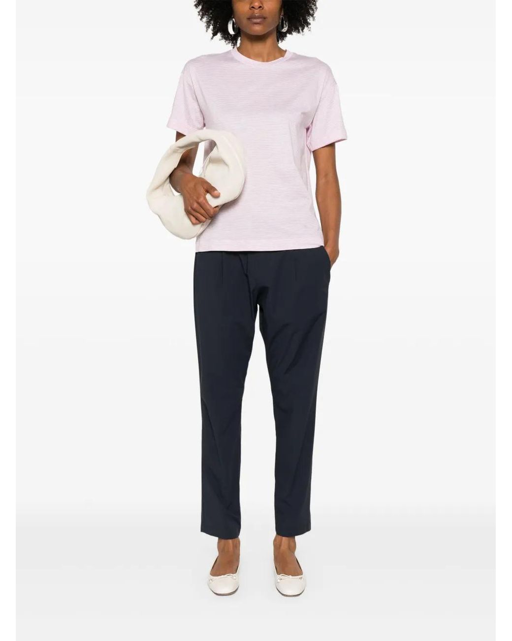 Herno Blue Logo-Appliqué Trousers