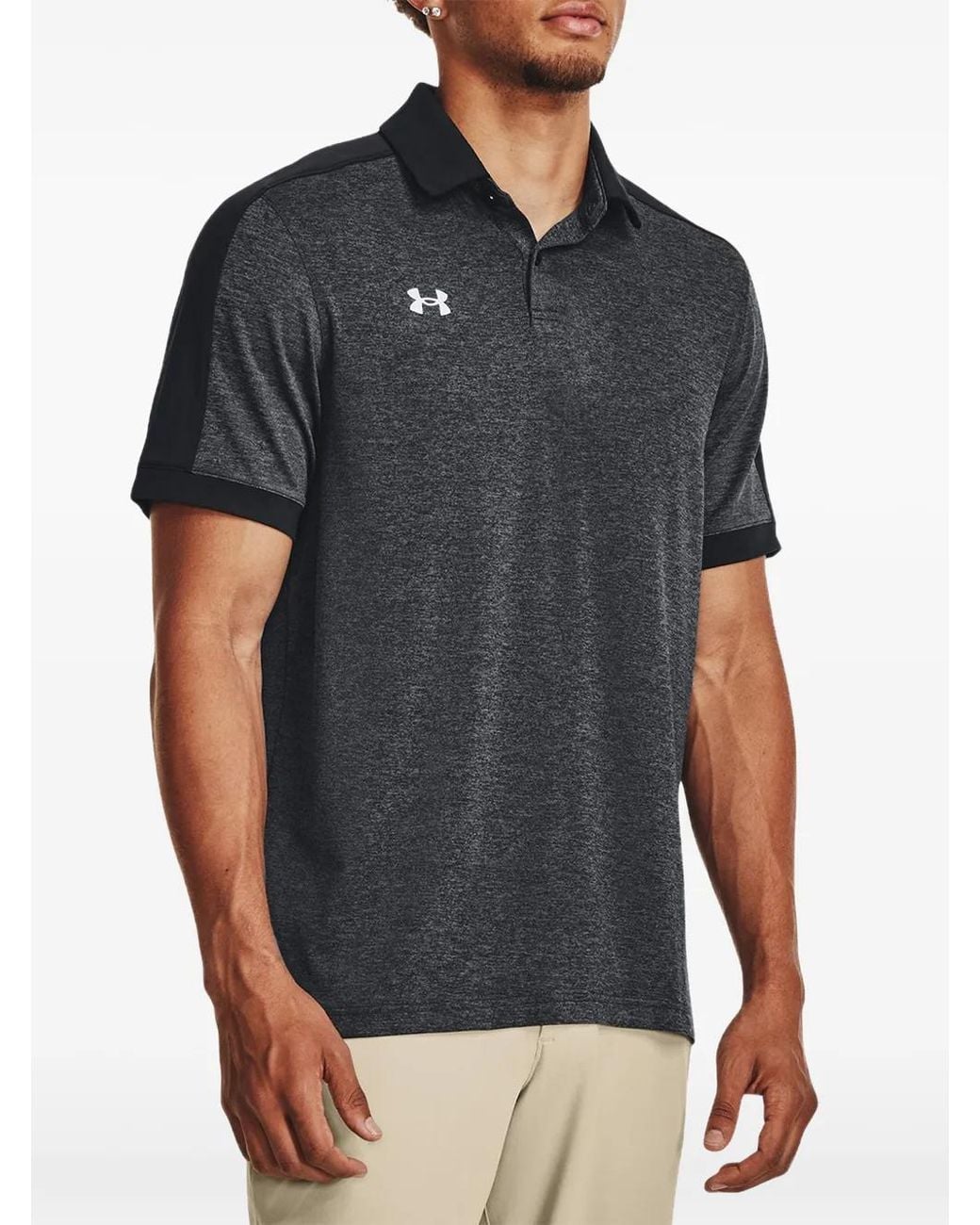 Under Armour Gray Trophy Level Polo Shirt for men