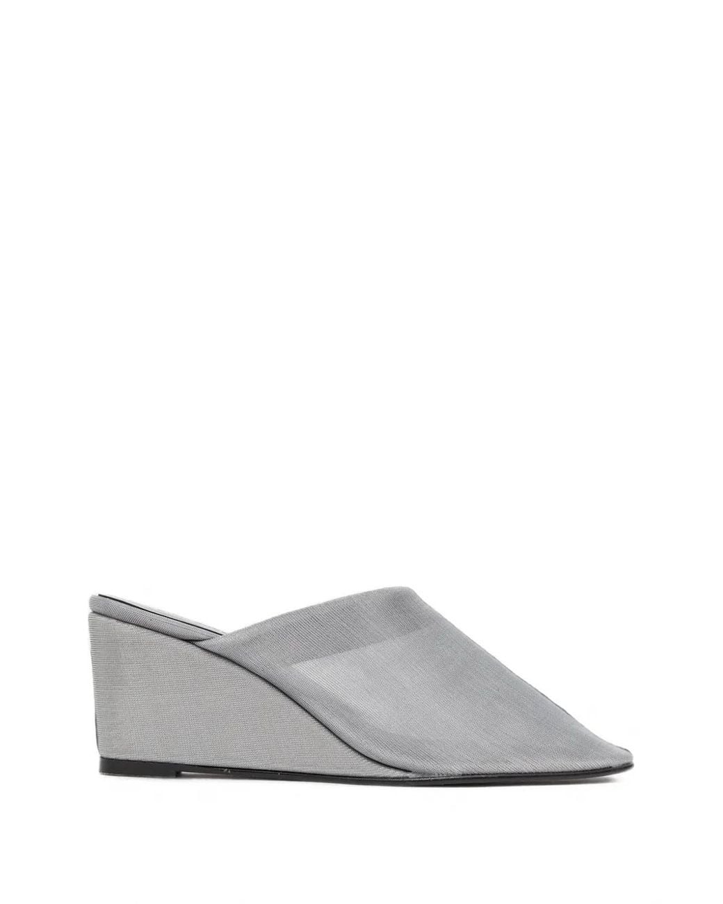GIMAGUAS White Sleep On Wedge Mules