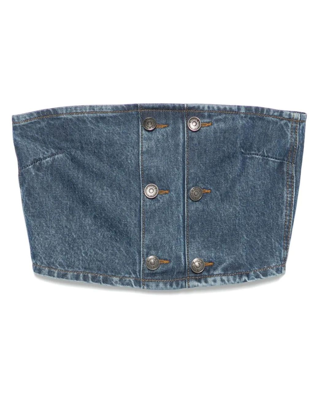ROTATE BIRGER CHRISTENSEN Blue Sweater With Belt