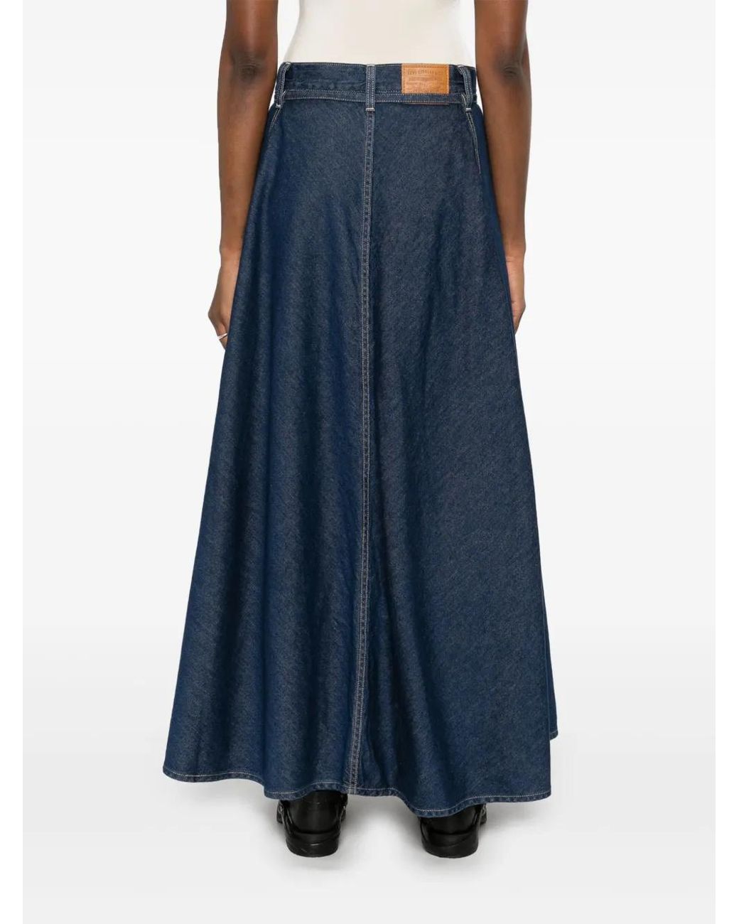 Levi's Maxi-Rok in het Blue