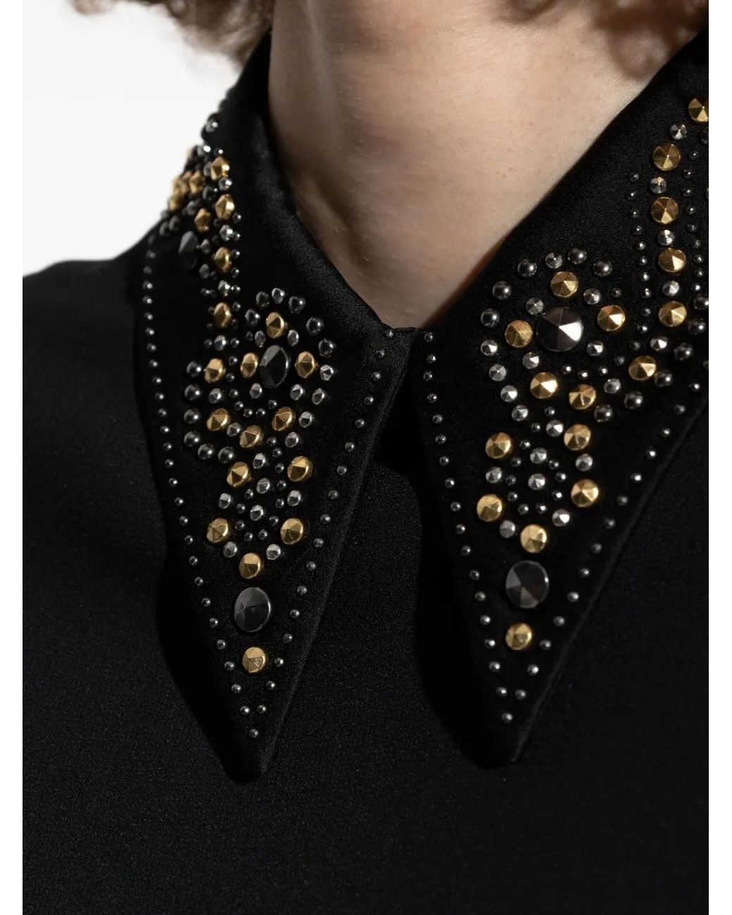 Versace Black Blouses