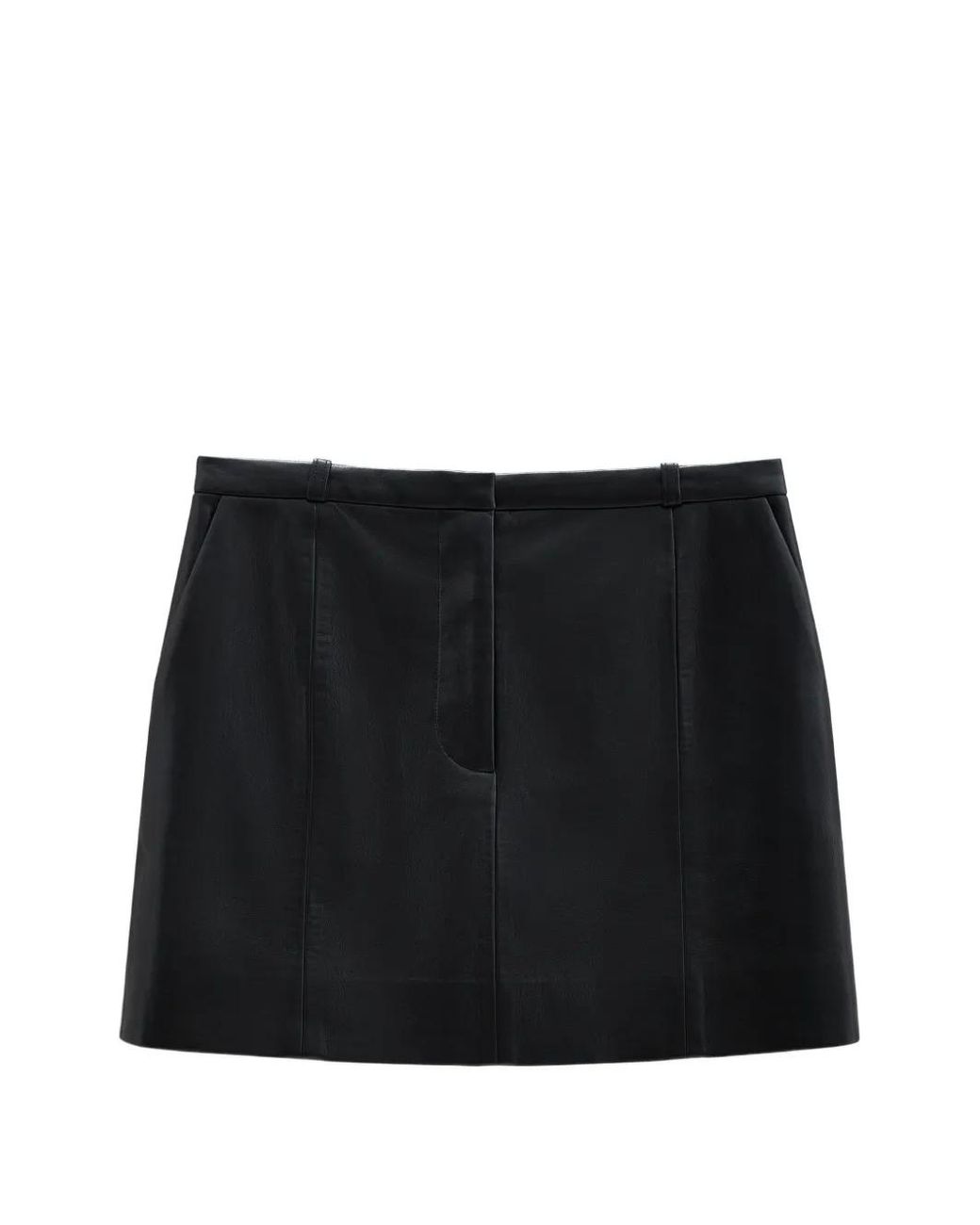 Anine Bing Black Benedict Mini Skirt