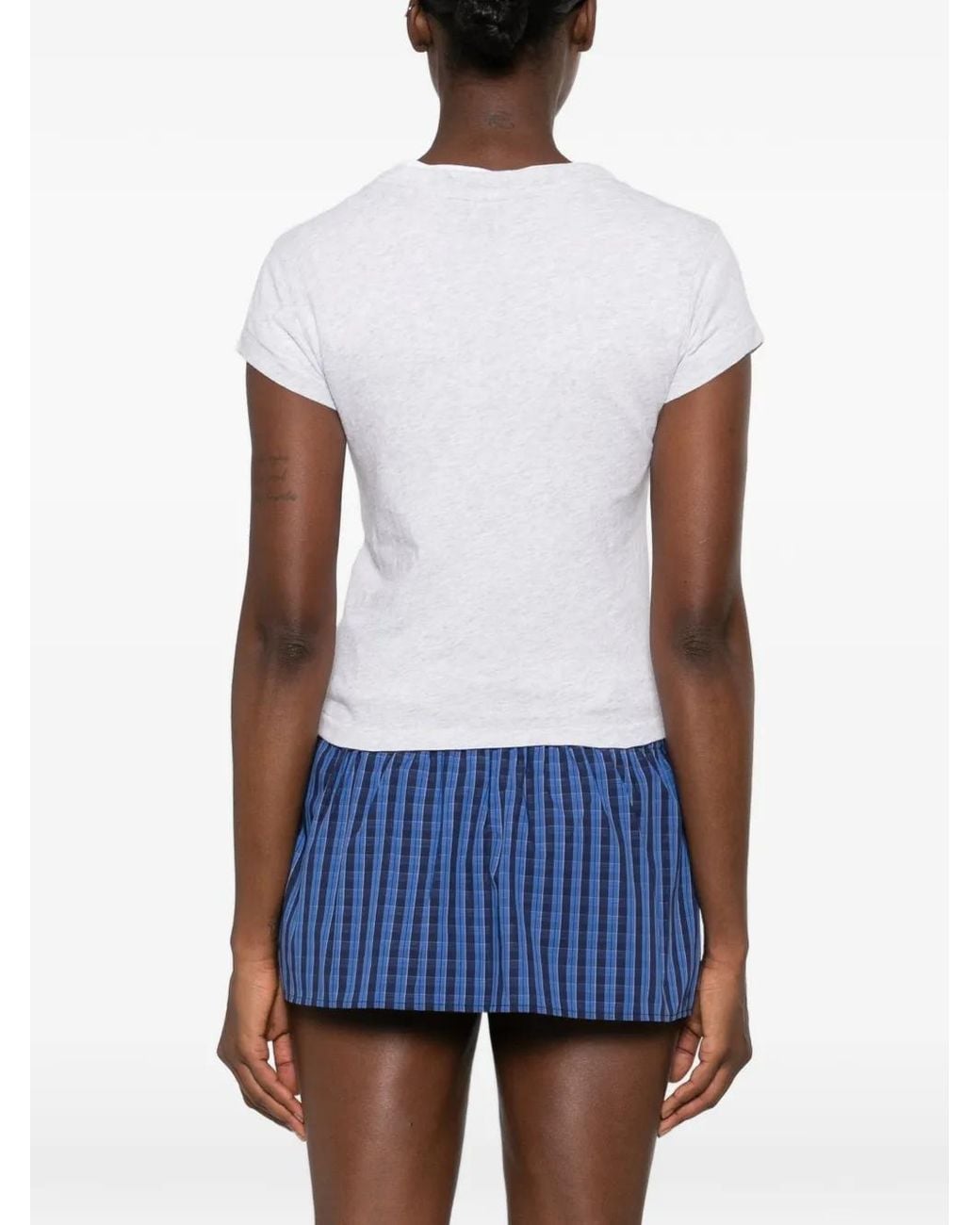 Sporty & Rich White Graphic-Print T-Shirt