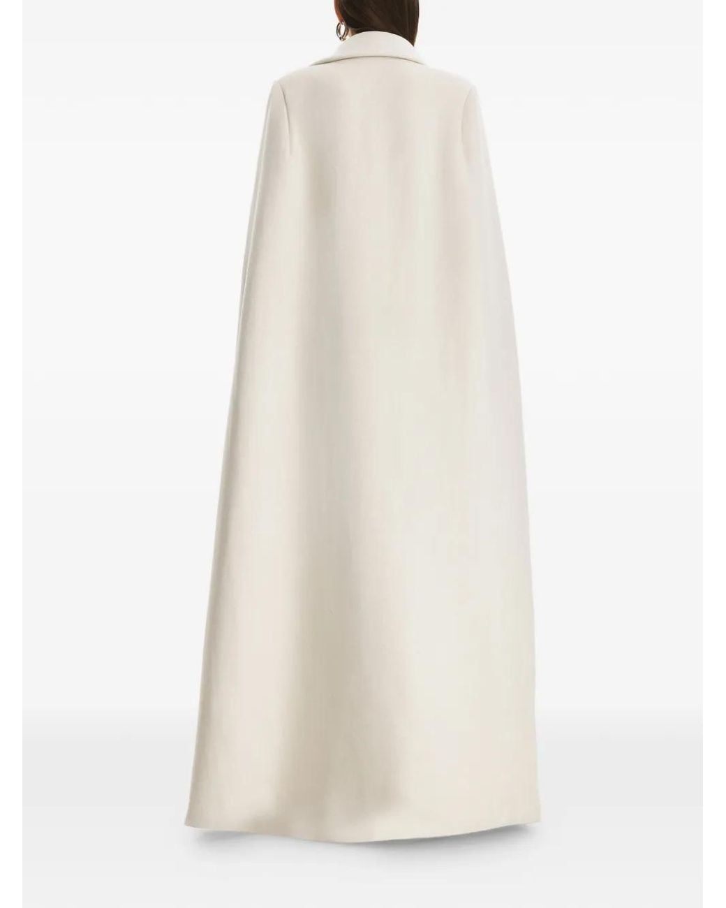 Vestiaire d'un Oiseau Libre White Maxi Cashmere Coat