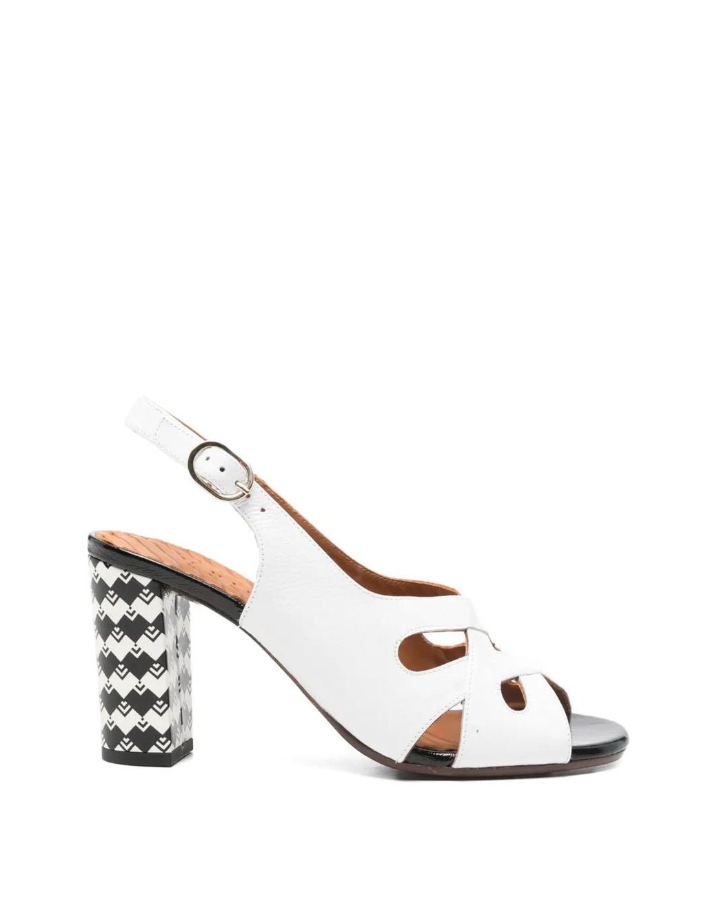 Sandalias Con Aberturas Chie Mihara de color White