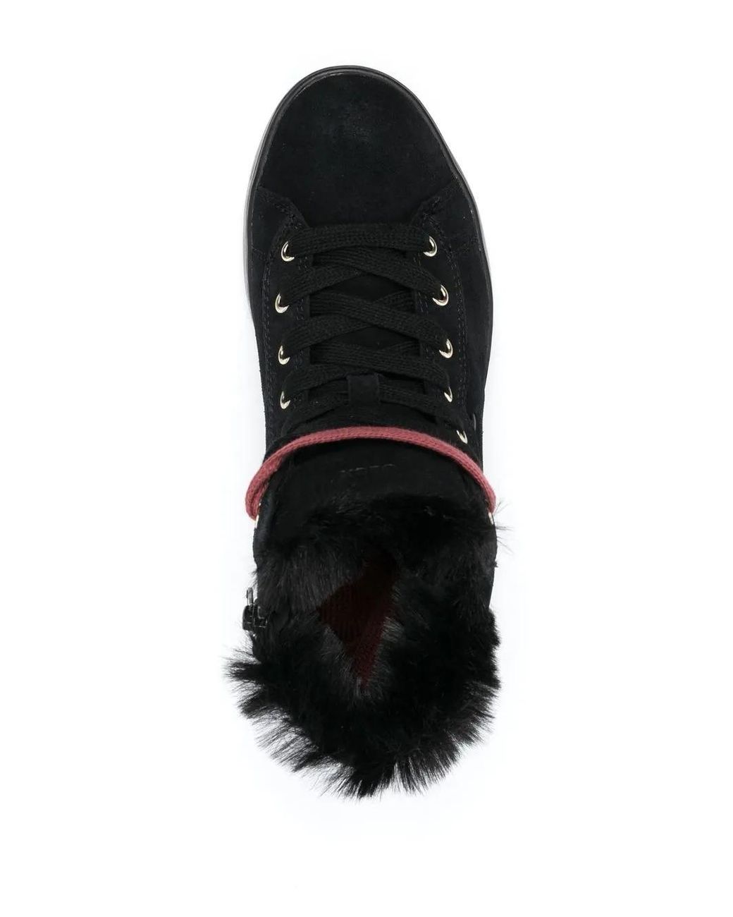 Geox Black Lauressa High-Top Sneakers